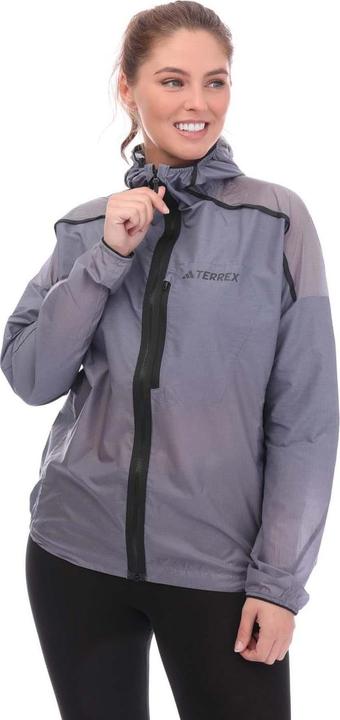 Actual product image adidas Womens/Ladies Terrex Agravic Trail Running Windbreaker (40 D)
