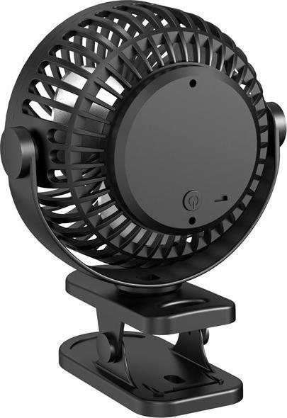Image du produit Blow Ventilateur de table avec clip 15 cm USB + batterie noire