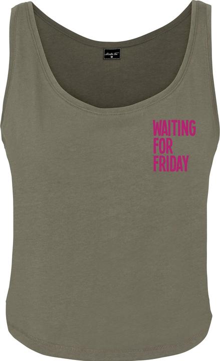 Mister Tee Ladies Waiting For Friday Box Tank - 22291