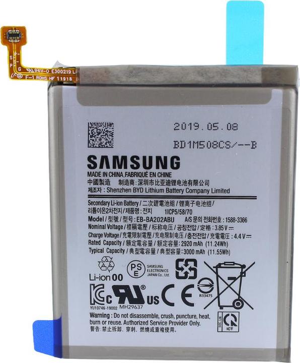Image du produit Samsung Assemblage de la batterie (Batterie, Galaxy A20e)