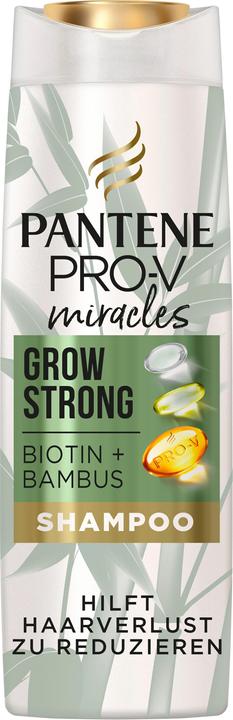 Pantene Miracles Grow Strong Shampoo Mit Biotin Und Bambus, 250 ml (250 ml, Flüssiges Shampoo)