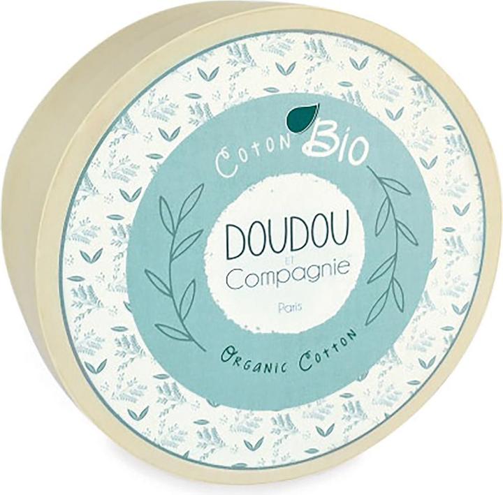 Actual product image Doudou et Compagnie Organic mouse with cuddle cloth,olive green 15cm