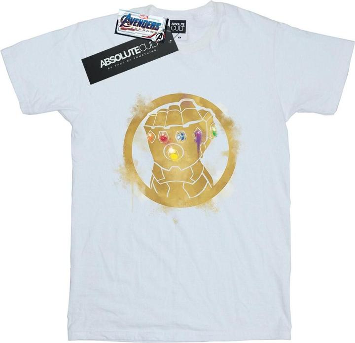Immagine prodotto Maglietta Avengers Endgame dipinta Infinity Gauntlet per ragazzi (140, 146)