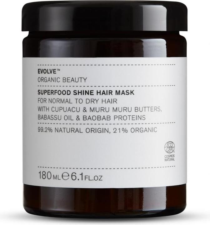 Evolve Organic Beauty Haarpflege Superfood Shine Hair Mask 180 ml (180 ml)