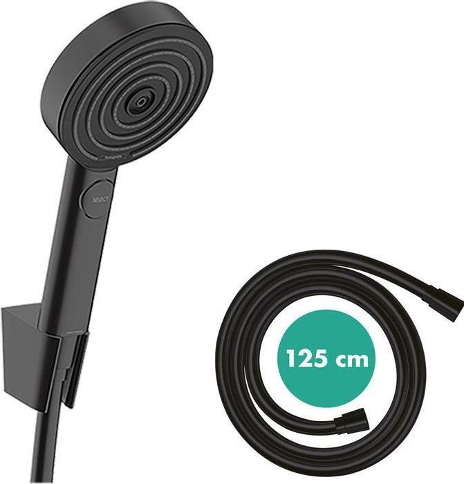 Actual product image hansgrohe Pulsify Select S shower head bracket set 105 3 spray types Relaxation with shower hose 125 cm (3 Beam types, 11.40 l/min)
