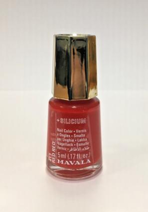 Actual product image Mavala Mini Colour's nail polish (Red RED, Colour paint)