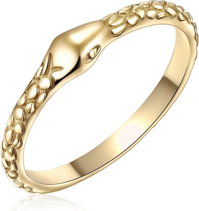 Glanzstücke München Damen Schlangenkopf Sterling Silber gelbgold - 26573