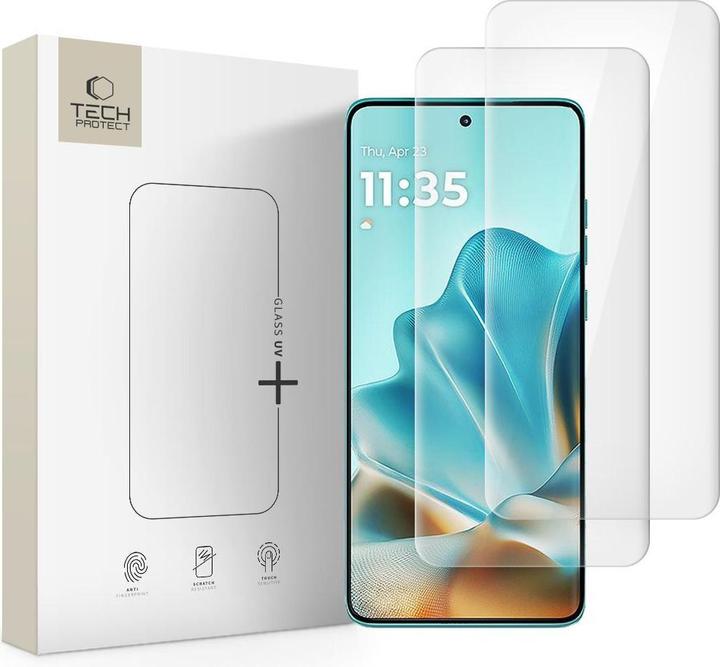 Produktbild Hofi Glass UV+ 2-pack tempered glass for Motorola Edge 60 Fusion - transparent (2 Stück, Motorola Edge 60 Fusion)