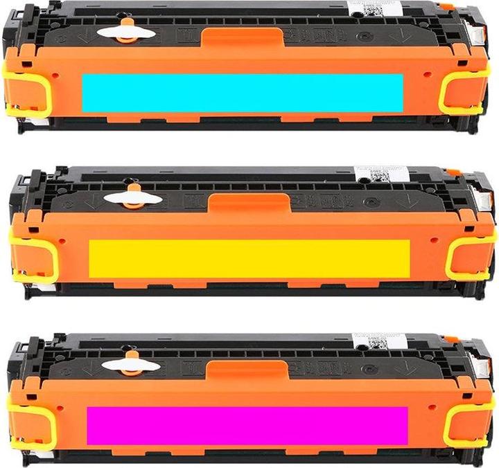Image du produit Hermex Cartouches d'impression compatibles HP Color LaserJet 2840 (M, C, Y)