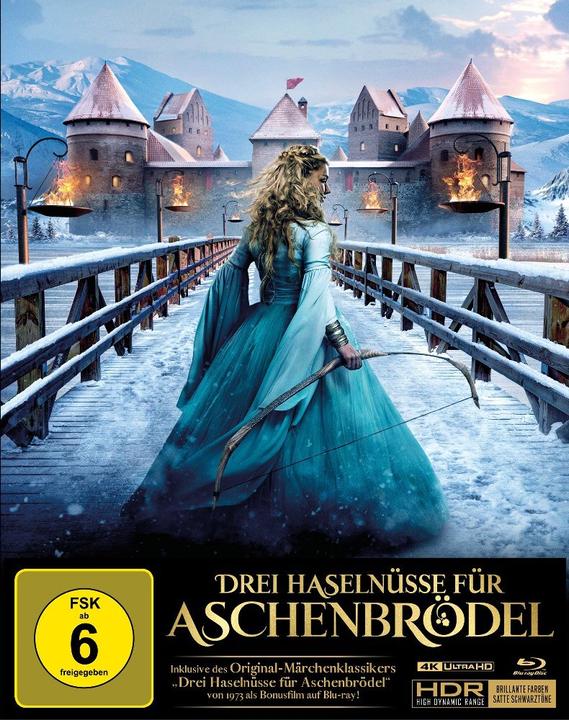 Plaion Drei Haselnüsse für Aschenbrödel (Mediabook, 4K-UHD + 2 Blu-rays) (Blu-ray, 2022, Deutsch)
