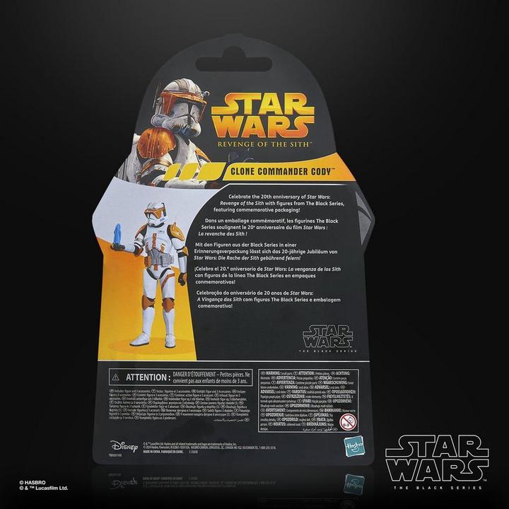 Image du produit Hasbro Star Wars The Black Series Clone Commander Cody, Star Wars : La Revanche des Siths