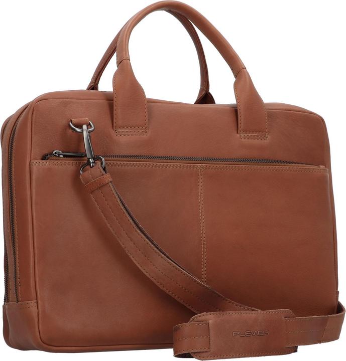 Actual product image Plevier Petronas laptoptas 15.6 inch cognac. (18", Fujitsu)