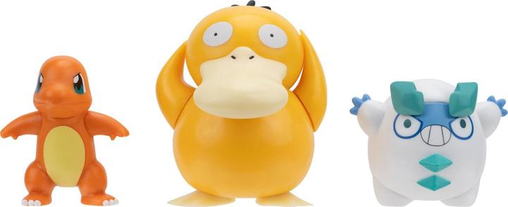 Actual product image Jazwares Pokémon Battle Figure Set figures 3-pack Glumanda #4, Galarian Darumaka, Enton 5 cm