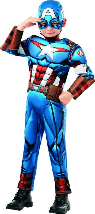 Image du produit Rubies Costume de luxe de Captain America pour enfants (S)