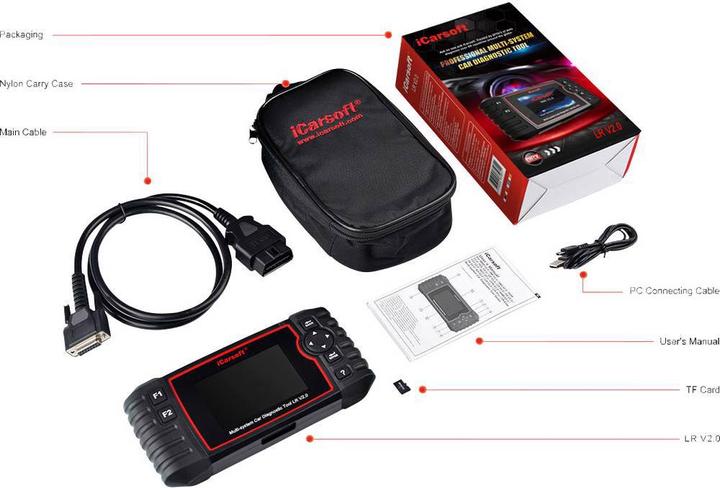 Produktbild ICarsoft OBD II LR V2.0