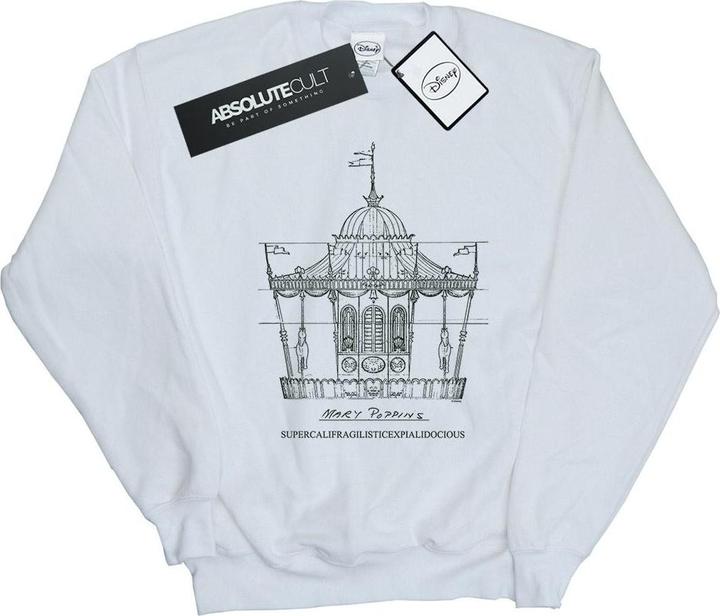 Immagine prodotto Disney Mary Poppins Carousel Sketch Felpa Ragazze (152, 158)