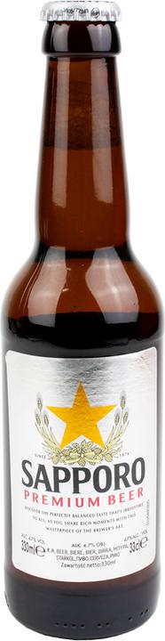 Actual product image Sapporo Premium Beer (24 x 33 cl)