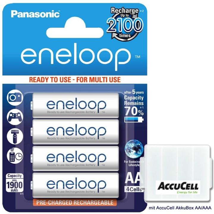 Produktbild Panasonic Eneloop (4 Stk., AA, 2000 mAh)