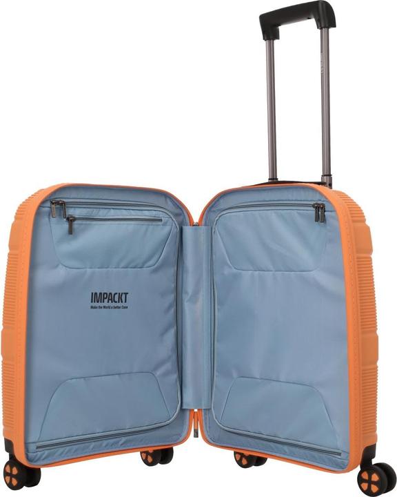 Actual product image Impackt IP1 - 4-wheel trolley with USB port, Garden Apricot (38 l, Hand luggage (up to 50 litres))