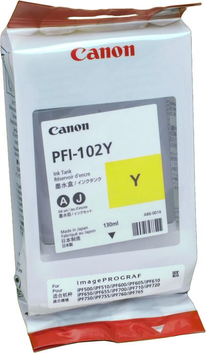 Image du produit Canon Pfi-102y (Y)