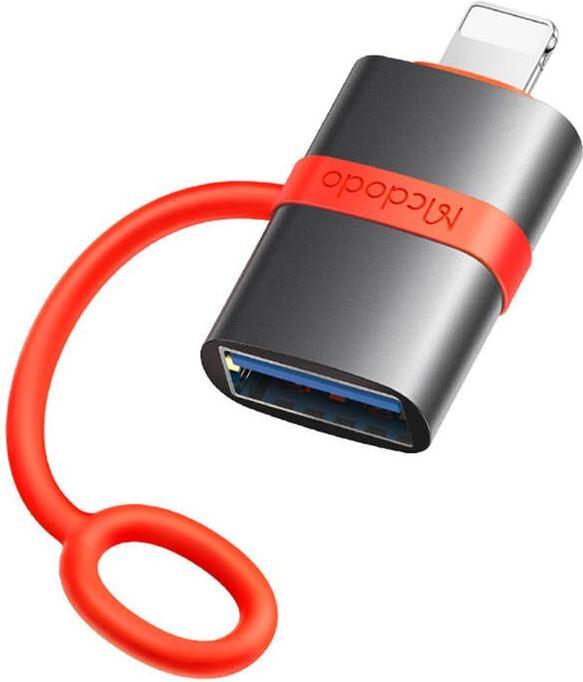 Actual product image Mcdodo OT-3810 USB-A to Lightning Adapter (black) (USB-A, Lightning)