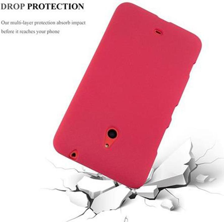 Actual product image Cadorabo TPU Frosted Cover (Nokia Lumia 1320)