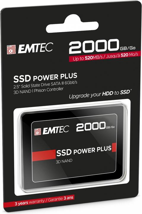Image du produit Emtec X150 Power Plus (2000 Go, 2.5")