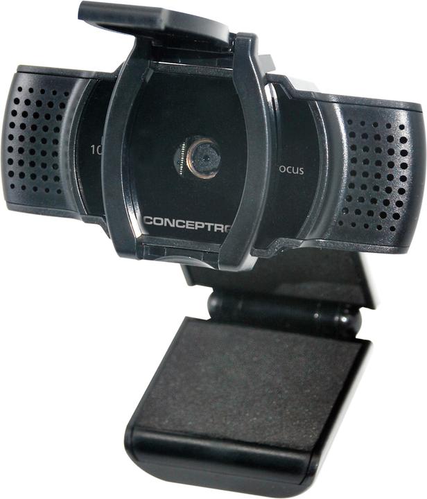 Actual product image Conceptronic Webcam AMDIS 1080P HD Webcam+Microphone sw (2 Mpx)
