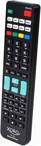 Produktbild Xoro XRC 8F1 Fernbedienung RF Wireless Beistellgerät Drucktasten (Gerätespezifische Fernbedienung, Radio Frequency (RF))