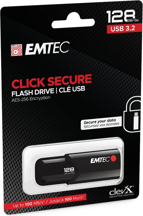 Immagine prodotto Emtec B120 Click Secure (128 GB, USB-A)