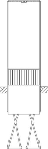 Produktbild Hager HAG ZAL142 VerteilersÃ¤ule Baureihe 142, leer (Gehäuse)