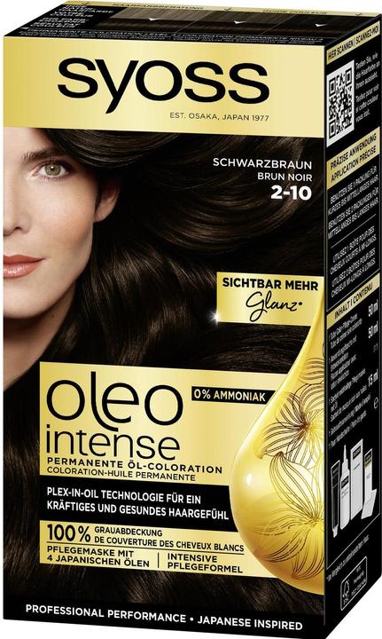Actual product image Syoss Oleo Intense (2-10 Black brown)