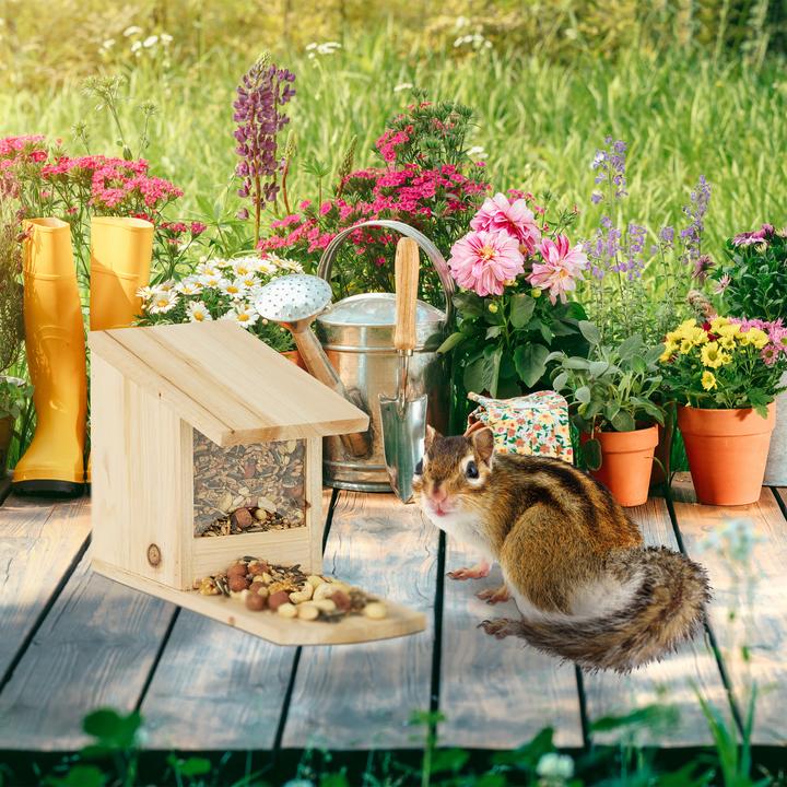 Produktbild Relaxdays Eichhörnchen Futterhaus