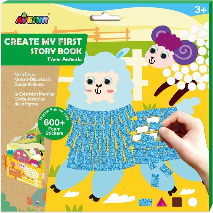 Image du produit Magni Avenir Mosaic Junior Set 4 couleurs assorties 4 motifs