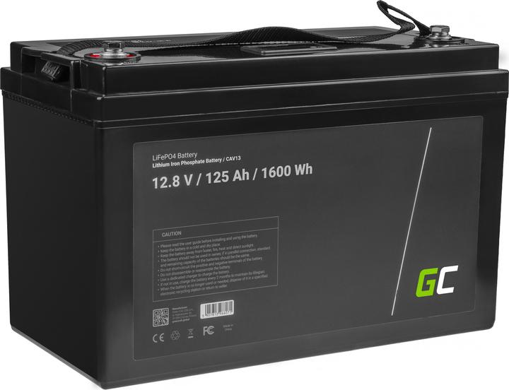 Image du produit GreenCell Batterie d'alimentation (12.80 V, 125 Ah)