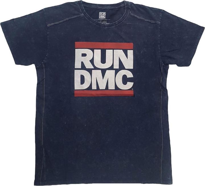 Run DMC TShirt mit Logo aus gewaschener Baumwolle Erwachsene
