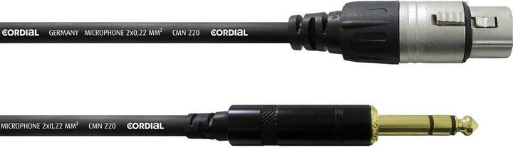 Immagine prodotto Cordial Cfm 3 Fv (3 m, XLR, Jack 6,3 mm)
