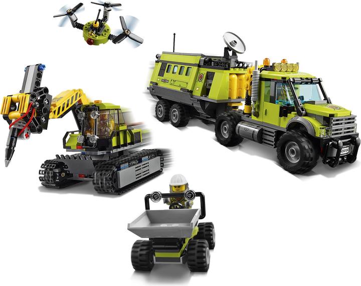 Produktbild LEGO City Vulkan-Forscherstation (60124, LEGO City)