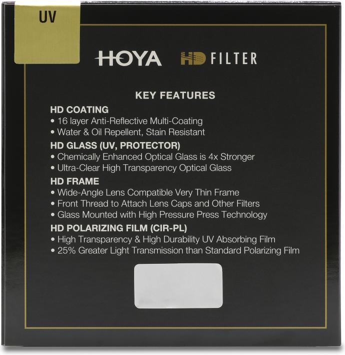 Image du produit Hoya HD UV(0) Filter (58 mm, Filtre UV)