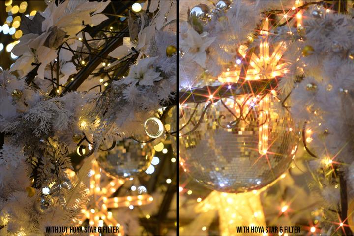 Actual product image Hoya STAR-6 star filter (62 mm, Effect filter)