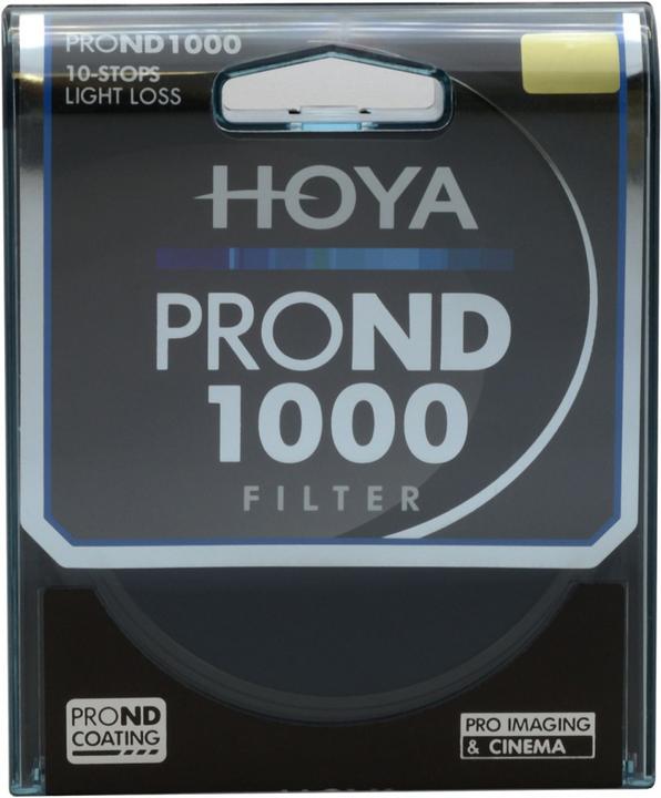 Actual product image Hoya Pro ND1000 Filter (82 mm, Neutral density filter)