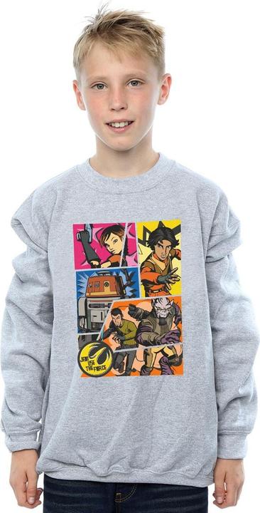 Actual product image Star Wars Boys Rebels Comic Strip Sweatshirt (152, 158)
