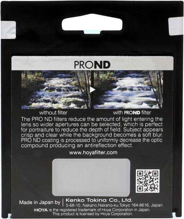 Actual product image Hoya Pro ND64 Filter (67 mm, Neutral density filter, 67 mm)