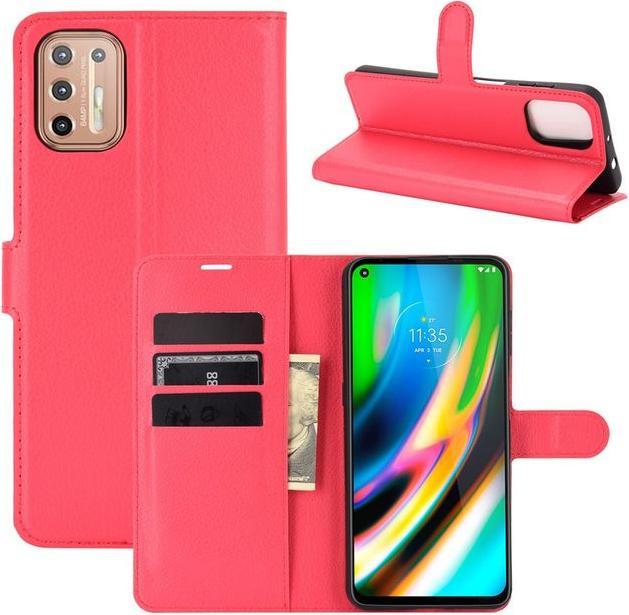 Produktbild MU Classic Litchi Leder Bookcover Series (Motorola Moto G9 Plus)