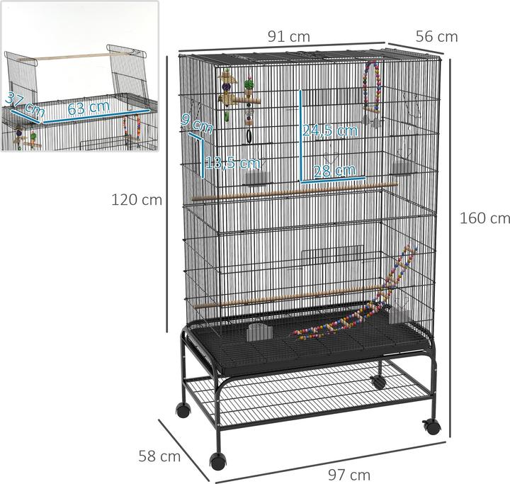 Actual product image Homcom Birdcage