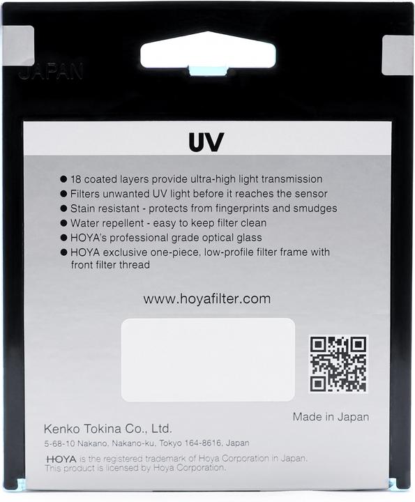Actual product image Hoya Fusion One UV Filter (52 mm, UV filter)