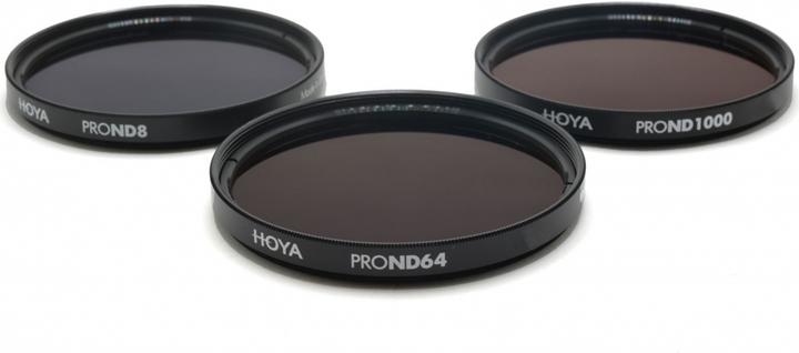 Image du produit Hoya PRO ND Filter Kit 8/64/1000 Filterset (77 mm, Filtre gris neutre)