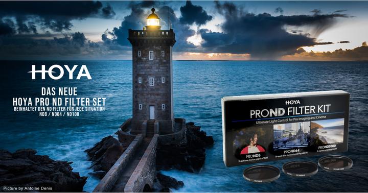 Image du produit Hoya PRO ND Filter Kit 8/64/1000 Filterset (77 mm, Filtre gris neutre)