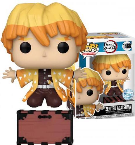Image du produit Funko POP! Demon Slayer Zenitsu Agatsuma (Protecting Nezuko's Box) Exclusive