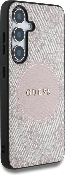 Produktbild Guess Etui 4G Round Patch Classic Logo MagSafe do Samsung Galaxy S25 Plus rÃ³Å¼owy (Samsung Galaxy S25+)